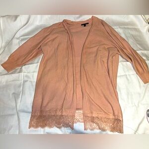 Lane Bryant blush cardigan